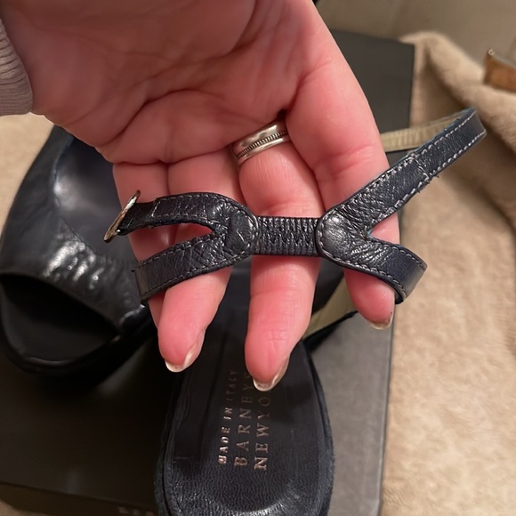 BARNEYS NEWYORK - Liana -platform peep toe platforms - size 37 EUR - Picture 7 of 9